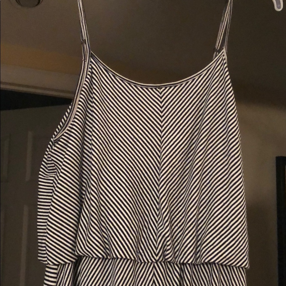 Black and white maxi dress